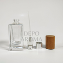 Botol Kotak VIP 30Ml Easy Pump Tutup Kayu