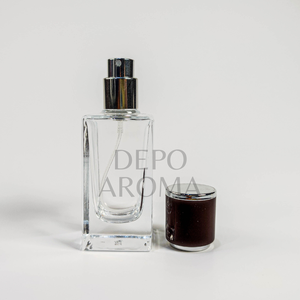 Botol Kotak VIP 30Ml Easy Pump DW Coffe