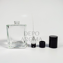 Botol Petak Platinum 50Ml Easy Pump Ttp Hitam