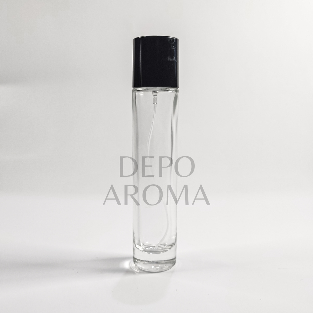 Botol Cassa Trans 50Ml Drat Tutup Hitam