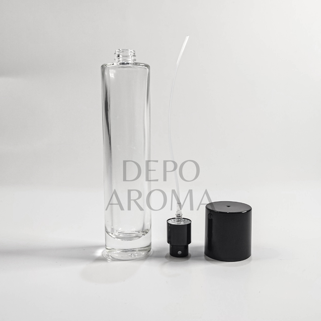 Botol Cassa Trans 50Ml Drat Tutup Hitam