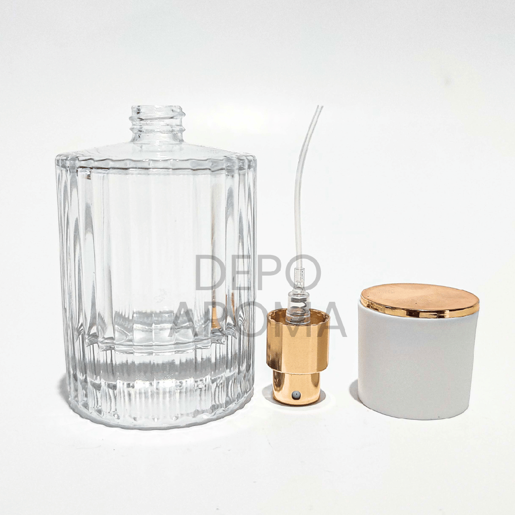 Botol Chloe Drat 58Ml Tutup Mix Hitam Putih