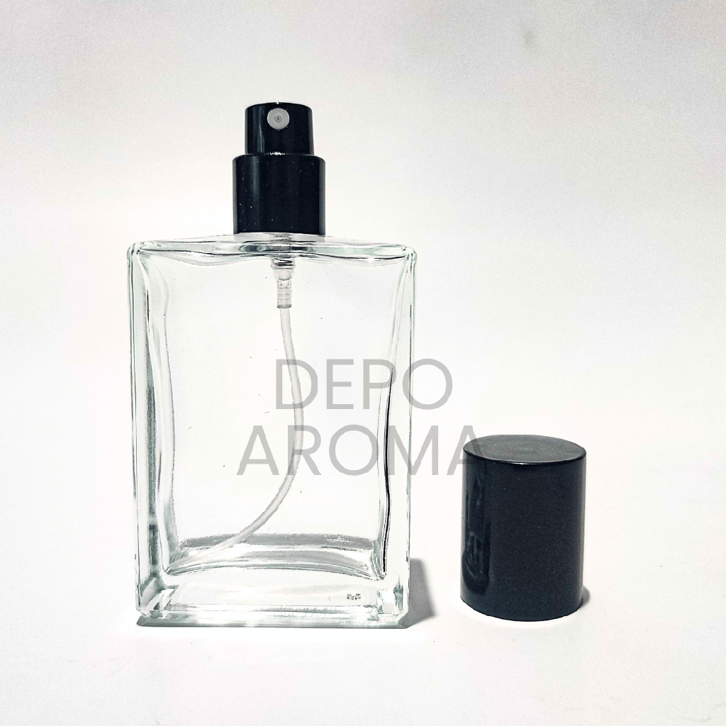 Botol Hermes 50Ml Easypump Tutup Hitam