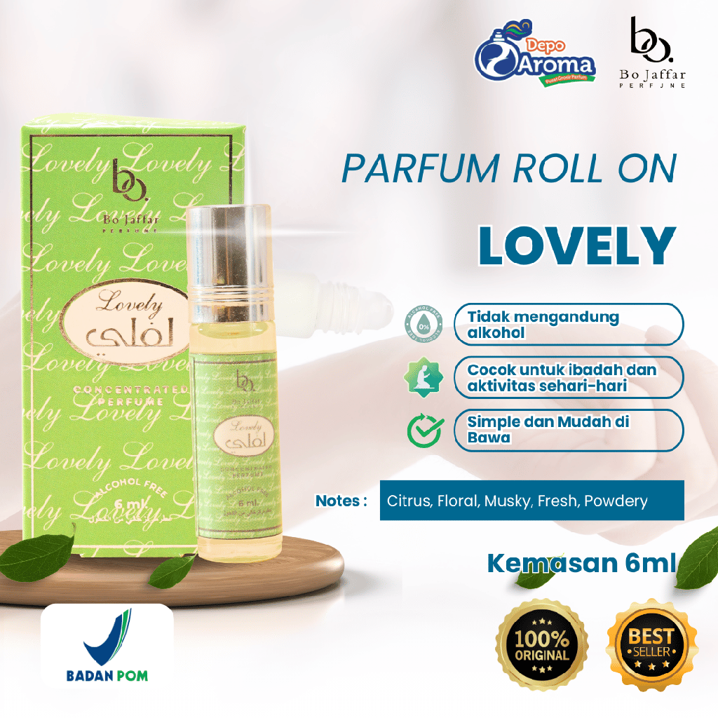 Bo jaffar Roll On 6 ml Lovely