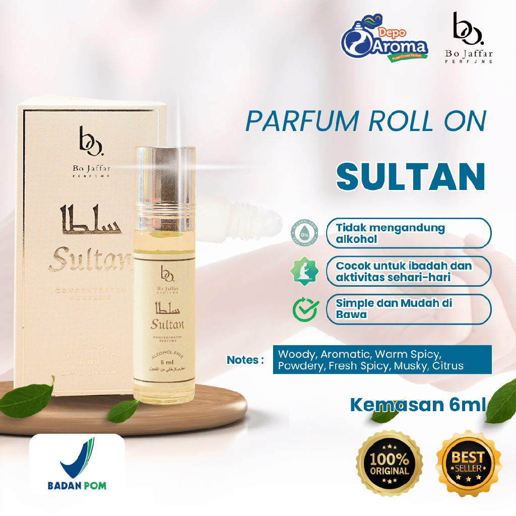 Bo jaffar Roll On 6 ml Sultan