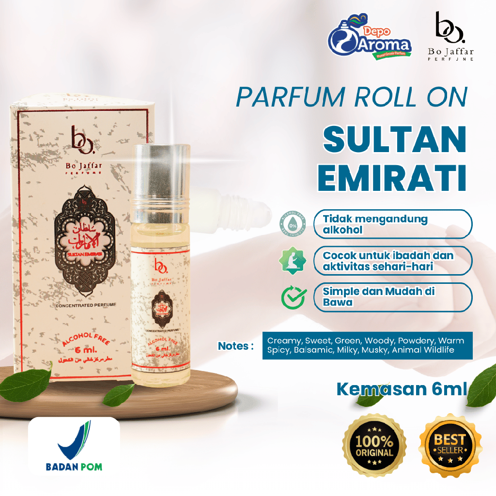 Bo jaffar Roll On 6 ml Sultan Emirati