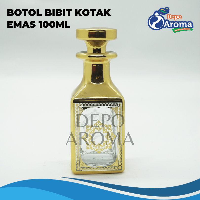 Botol Bibit Kotak Emas 100Ml