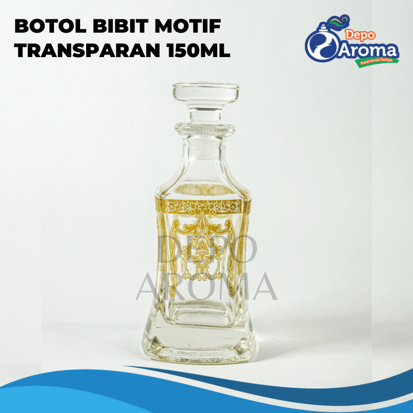 Botol Bibit Motif Transparan 150Ml