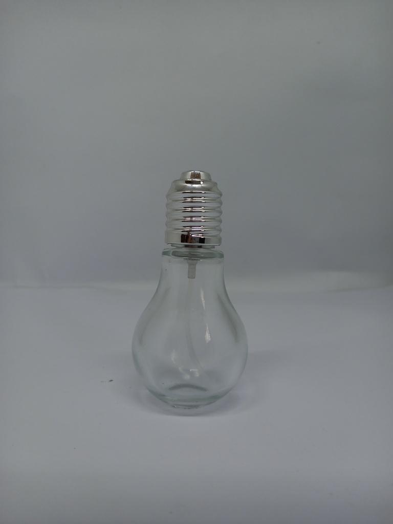 Botol Bohlam Tutup Silver 30Ml
