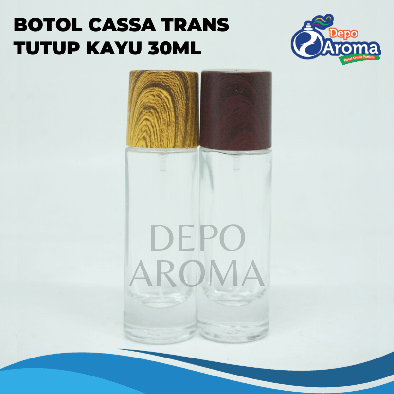 Botol Cassa Trans 30Ml Tutup Kayu