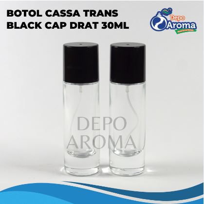 Botol Cassa Trans 30ml Black Cap
