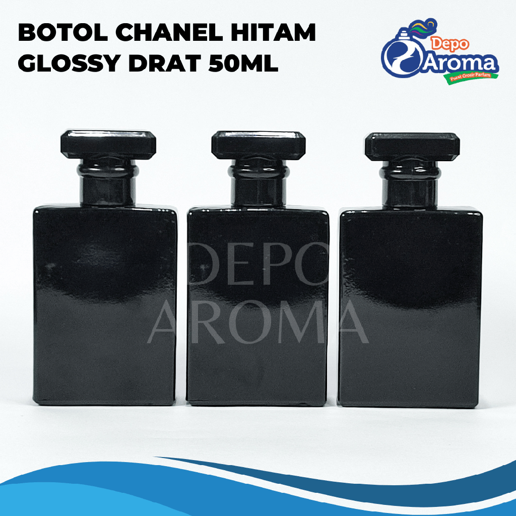 Botol Chanel Hitam Glossy 50ml