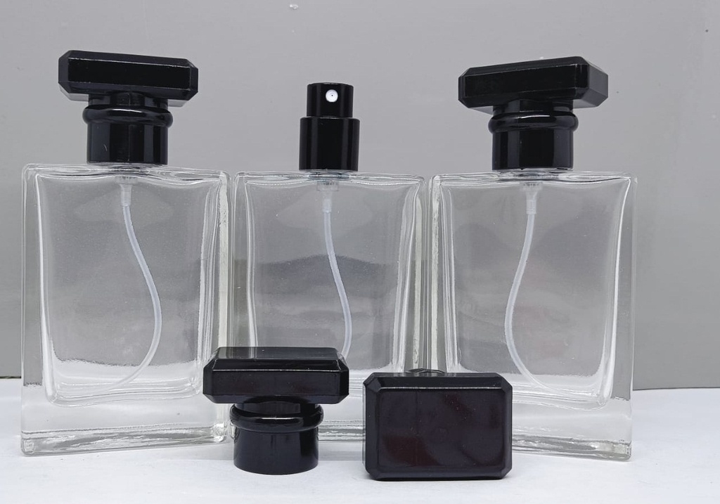 Botol Chanel Trans Tutup Hitam Glossy 50ml