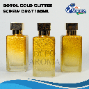 Botol Gold Glitter Screw 100ml