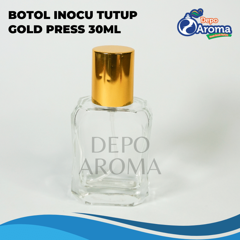 Botol Inocu Press 30ml Tutup Gold