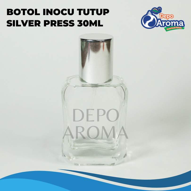 Botol Inocu Press 30ml Tutup Silver