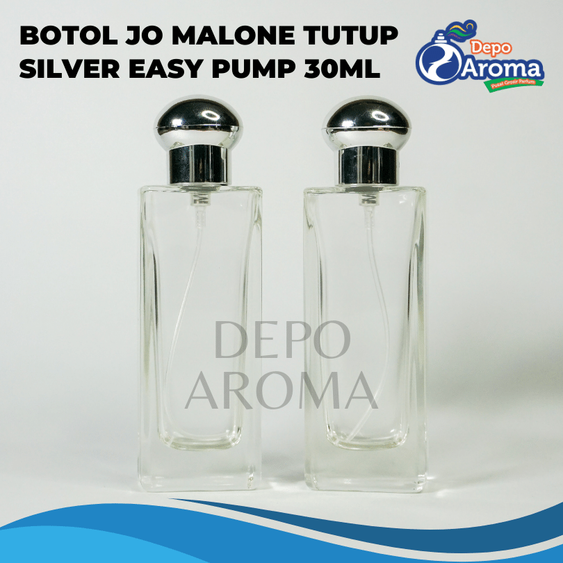 Botol Jo Malone Easy Pump 30ml Tutup Silver