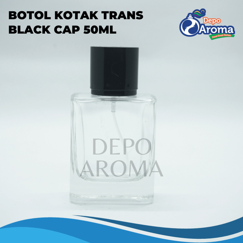 Botol Kotak Trans 50Ml RedCap