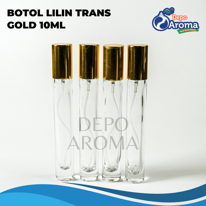 Botol Lilin Drat Trans 10ml Gold