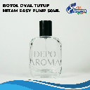 Botol Oval 50ml Easypump Ttp Hitam