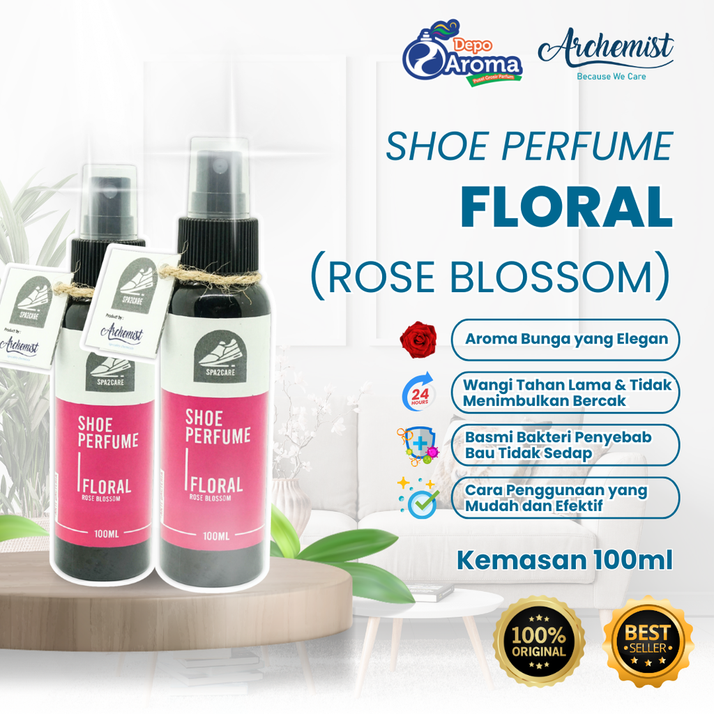 Parfum Sepatu Floral Rose Blosom