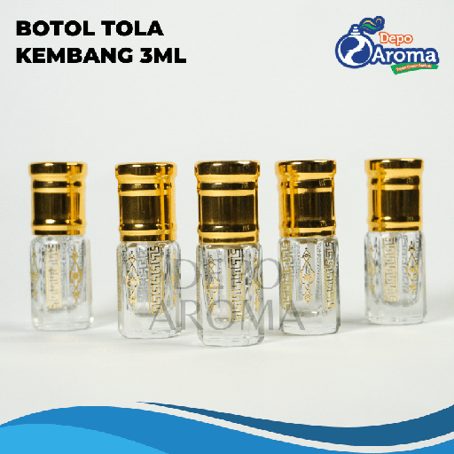 Tola Kembang 3Ml Tutup Gold