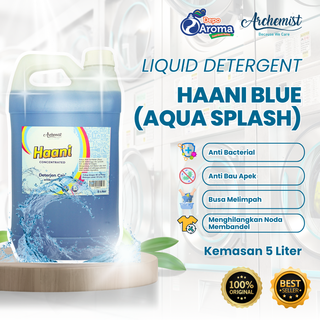 Detergent Haani Biru 5Lt