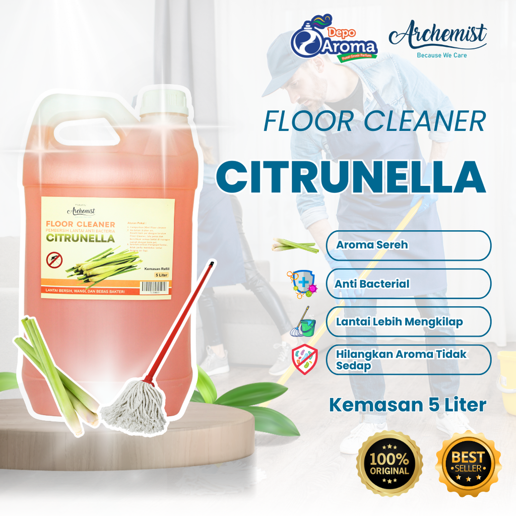 Floor Cleaner Citrunella 5Lt