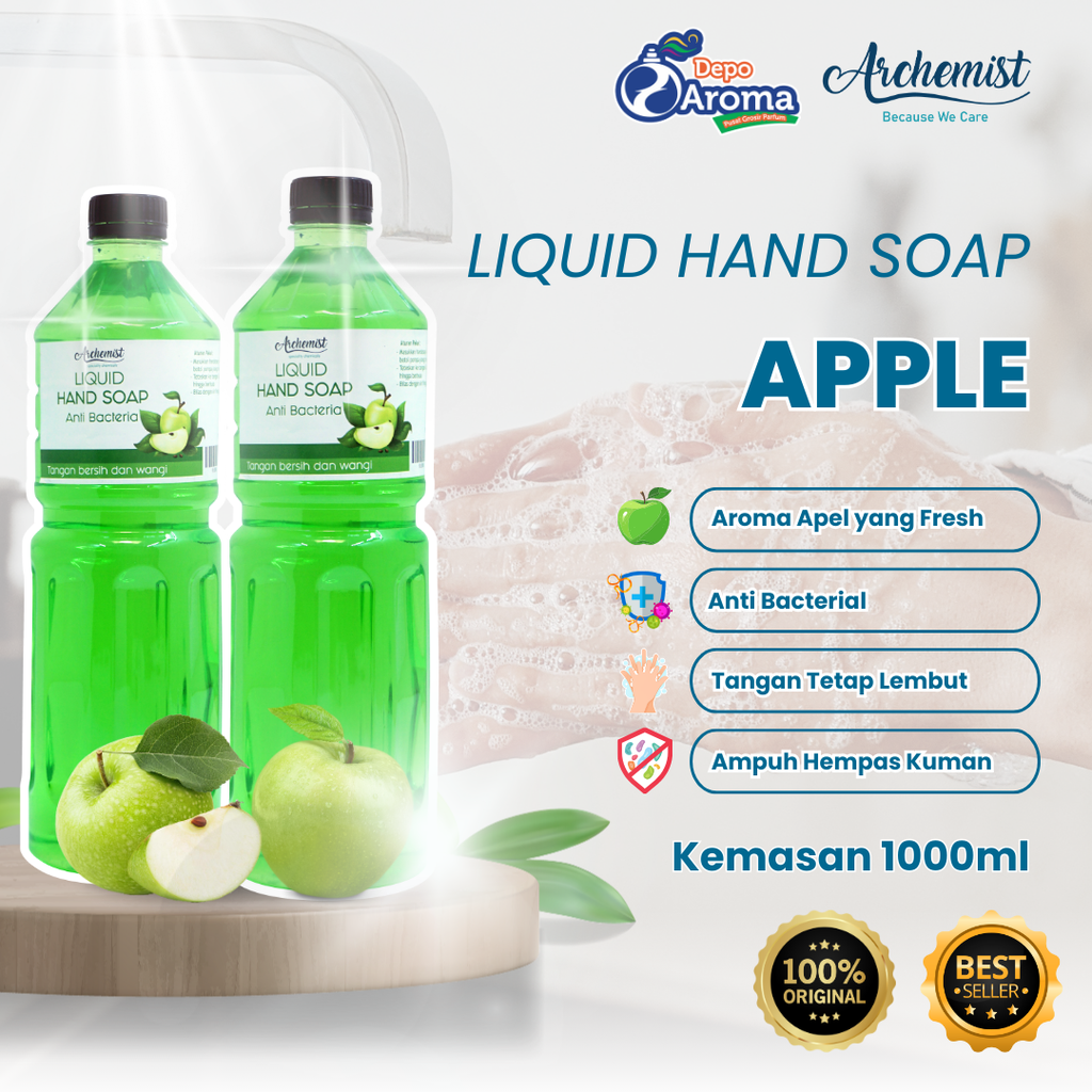 Hand Soap Apple 1 Lt
