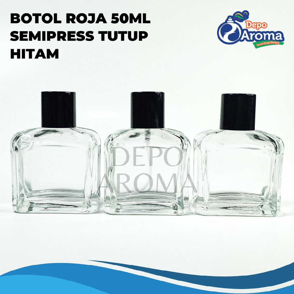 Botol Roja 50Ml Easy Pump Tutup Hitam