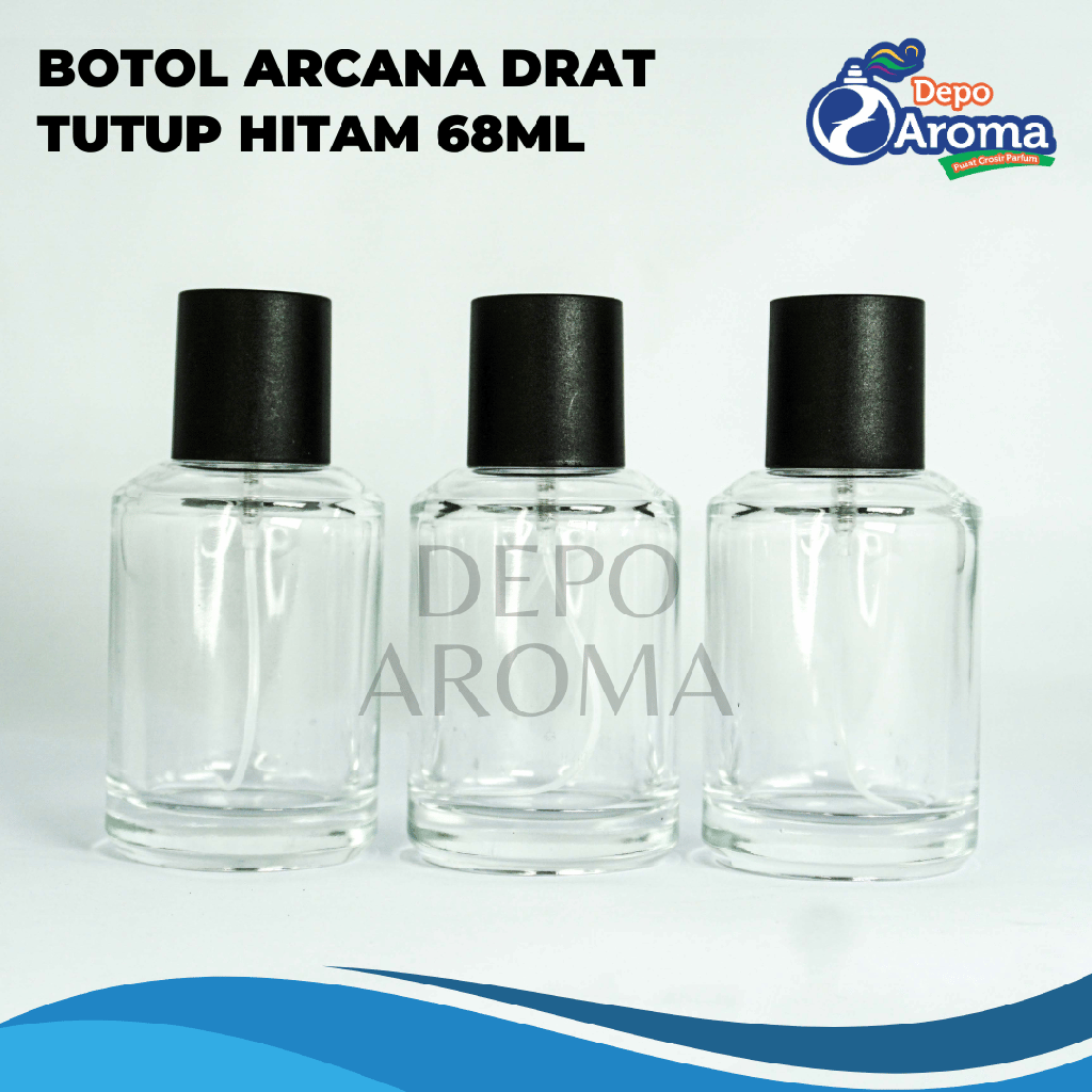 Botol Arcana 68Ml Drat Tutup Hitam