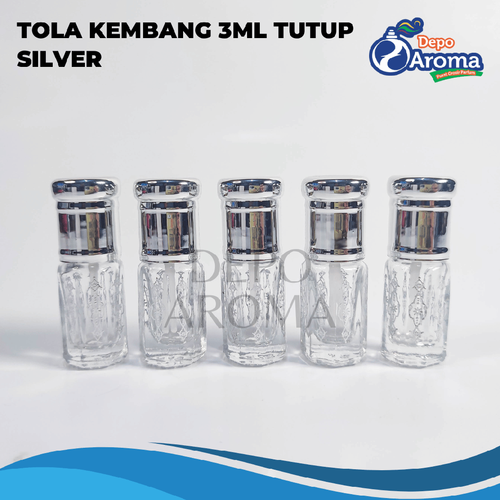 Tola Kembang 3Ml Tutup Silver