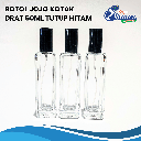 Botol Jojo Kotak Drat 50Ml Tutup Hitam