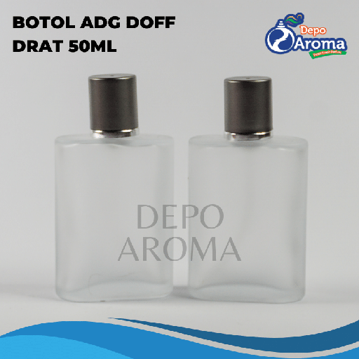 [BTLKC0109] Botol Adg Doff 50Ml Tutup Silver