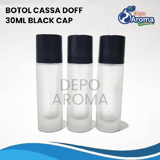[BTLKC0123] Botol Cassa Doff 30Ml Black Cap