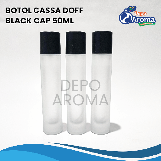 [BTLKC0140] Botol Cassa Doff Black Cap 50Ml