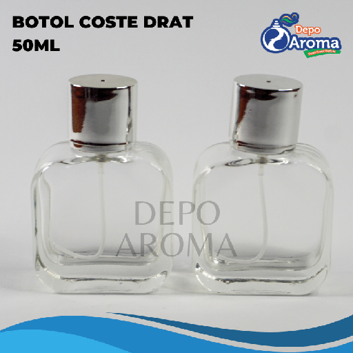 [BTLKC0148] Botol Coste Tutup Silver 50Ml