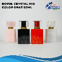 [BTLKC0238] Botol Crystal 50ml Mix Color
