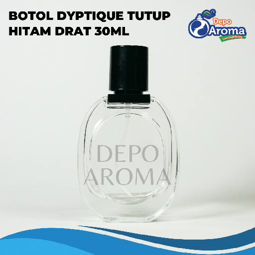[BTLKC0172] Botol Dyptique 30ml Ttp hitam