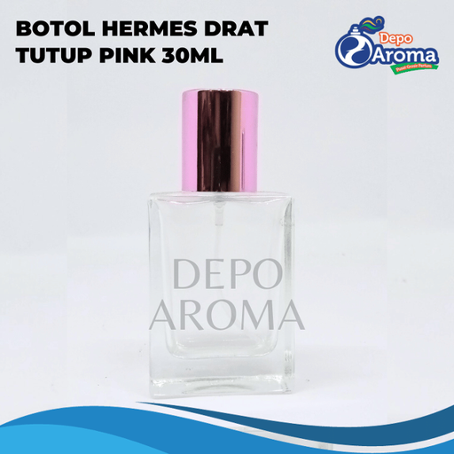 [BTLKC0191] Botol Hermes Drat Tutup Pink 30Ml