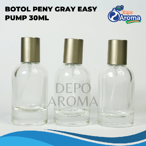 [BTLKC00210] Botol Peny 30Ml Gray Cap (Plastik)