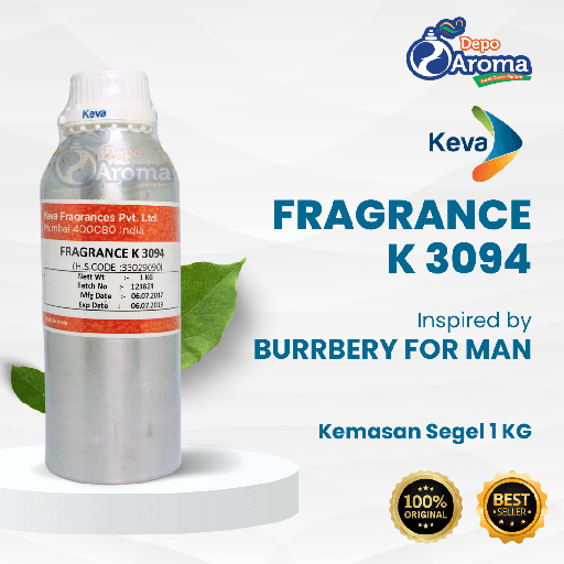 [KV0032] Fragrance K 3094 Burrbery For Man