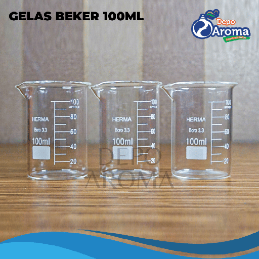[LAIN0153] Gelas Beaker Herma 100ml
