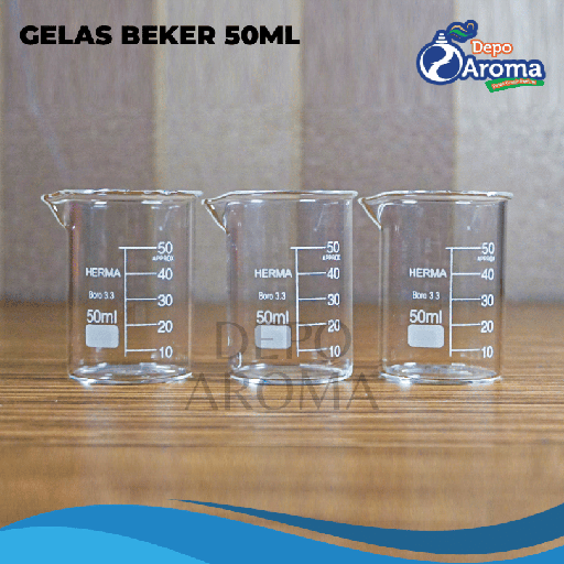 [LAIN0152] Gelas Beaker Herma 50ml