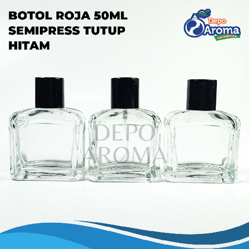[BTLKC00253] Botol Roja 50Ml Easy Pump Tutup Hitam