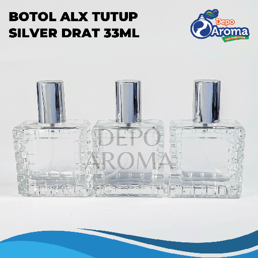 [BTLKC00265] Botol ALX Drat 33Ml Tutup Silver