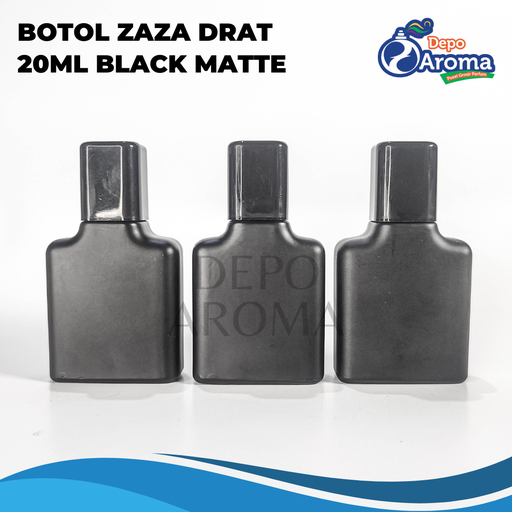 [BTLKC0237] Botol Zaza Drat 20Ml Black Matte