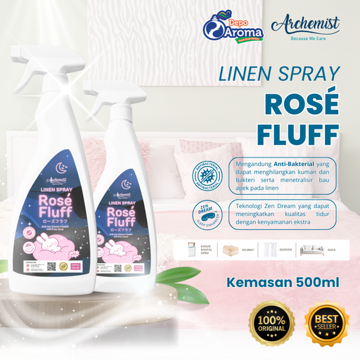 [FGA0191] LINEN SPRAY ROSE FLUFF 500 mL